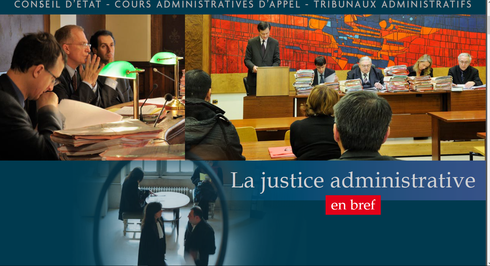 La justice administrative en bref