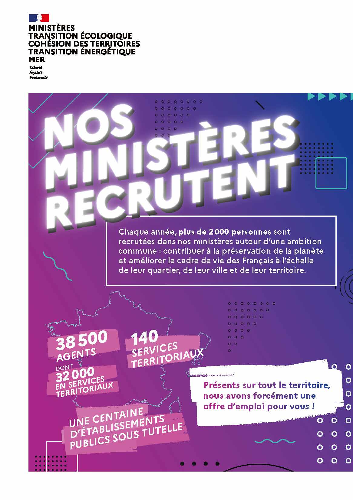 Nos ministères recrutent