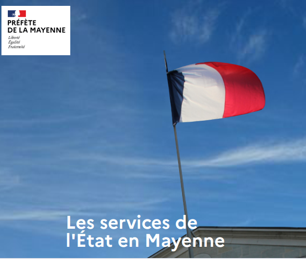 Plaquette des services de l'Etat en Mayenne